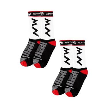 Imagem de Meias Para Treinamento Ao Ar Livre, Corrida, Ciclismo, 2 Pares, Meias 