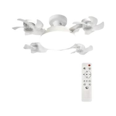 Imagem de Luz De Ventilador Em Forma De Drone Com Controle Remoto, 3 Cores Regul