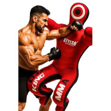 Imagem de Muñeco de Grappling Stylso 183 cm Rojo para BJJ, MMA y Judo