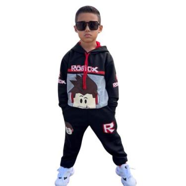 Imagem de Conjunto Moletom Infantil Menino Outono Inverno Roblox - Ikaros Kids, 