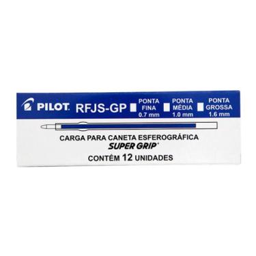Imagem de Carga de caneta pilot rfjs-gp-g-1.6 azul - cx c/ 12