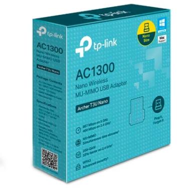 Imagem de Adaptador Tp-link, Wireless, USB, T3u, Ac1300, Nano