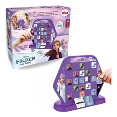 Imagem de Brinquedo Menina E Menino Infantil Jogo Trilha Frozen 2 Elka