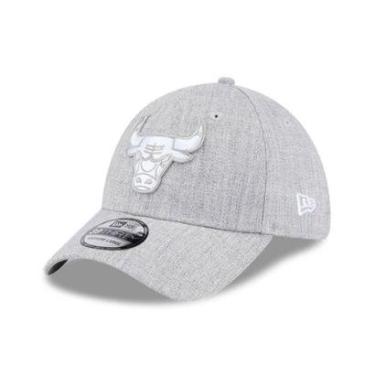 Imagem de Boné New Erav 39THIRTY Chicago Bulls NBA Cinza-Masculino