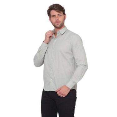 Imagem de Camisa Social Masculina Premium Tipo Linho Tamanho:GG;Cor:;Genero:Masculino-Masculino