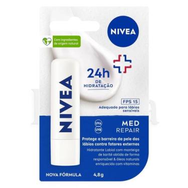 Imagem de Protetor Labial Nivea Med Repair FPS15 4,8g
