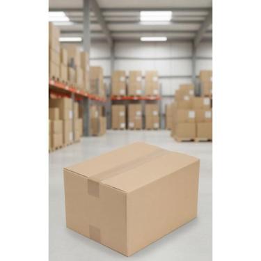 Imagem de 2x 10 Caixas Papelão Grandes 50x30x40: Mudança Segura e Emba - Congrat