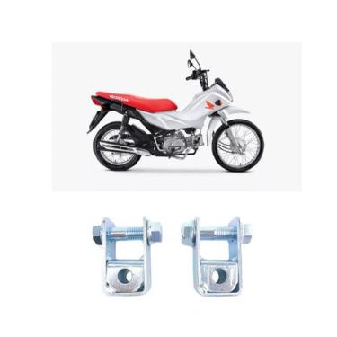 Imagem de Alongador Amortecedor Traseiro Zincado Honda Pop 100 110i 1317 - Valcl