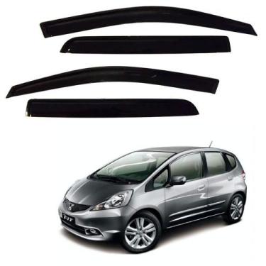 Imagem de Calha De Chuva Fit 09 2010 2011 2012 2013 2014 2015 4 Portas - PRESCAL