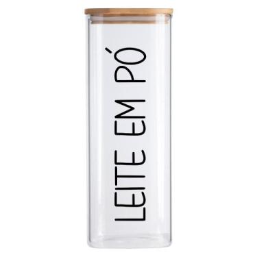 Imagem de Porta Mantimentos Quadrado (1,8 Litros) Leite em Pó - Casa Vitá, Leite