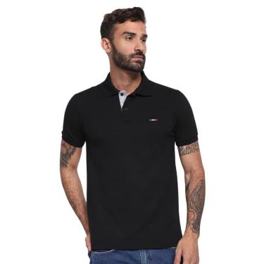 Imagem de Camisa Polo Vih Triny Masculina Básica Industrie Piquet no Estilo Bordado Itália-Masculino