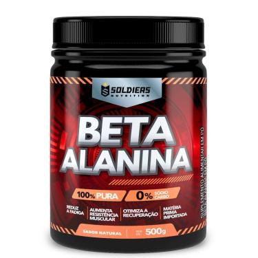 Imagem de Beta Alanina 500g - 100% Puro Importado - Soldiers Nutrition-Unissex