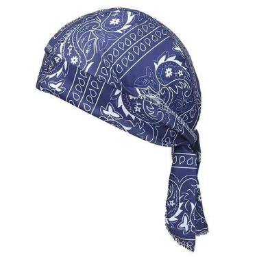 Imagem de Lenço Bandana Masculino Multicolorido Paisley Para Ciclismo, Moto, Pir