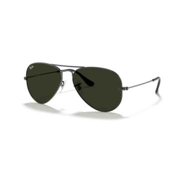 Imagem de Óculos de Sol Ray-Ban Aviator Large Metal Chumbo 0RB3025 W0879 58-Unissex