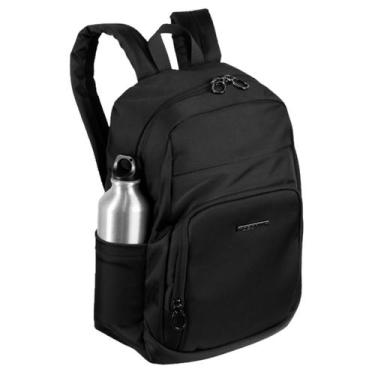 Imagem de Mochila Executiva Pequena Compartimento Para Notebook 13" Com Bolso Se