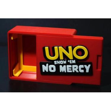 Imagem de Caixa para Baralho UNO  Edição No Mercy  Proteção e Estilo!