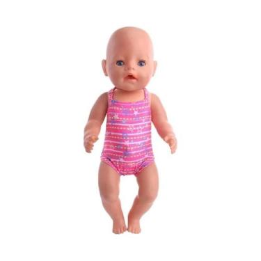 Imagem de Boneca De 43CM (18 Polegadas) Com Roupa De Banho E Acessórios De Praia