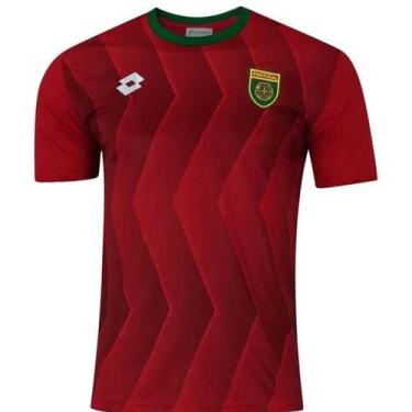 Imagem de Camisa Masculina Portugal Lotto Proteção Solar Uv40+ Vermelh, Vermelho
