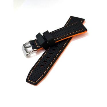 Imagem de Pulseira Relógio Silicone, 26mm, Laterais e Costura Colorida.LC16 - MF