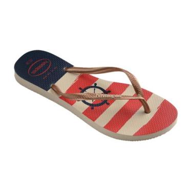 Imagem de Chinelo de Dedo Feminino Slim Nautical Havaianas