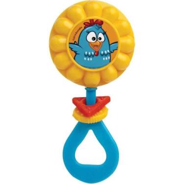 Imagem de Chocalho Infantil Girassol Galinha Pintadinha - Elka 907