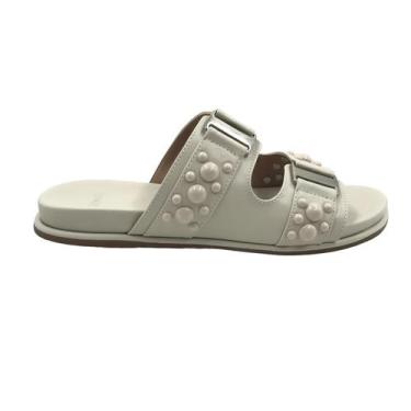Imagem de Tamanco Zabumba Papete com Aplicações Off White 10403, Off, 36
