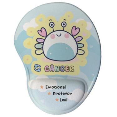 Imagem de Mouse Pad Ergonômico Signos Zodiaco Kawaii - Geek Vip, Câncer