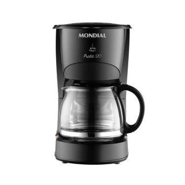 Imagem de Cafeteira Elétrica Mondial Pratic CN-01 Preta 20 Xícaras - 127V