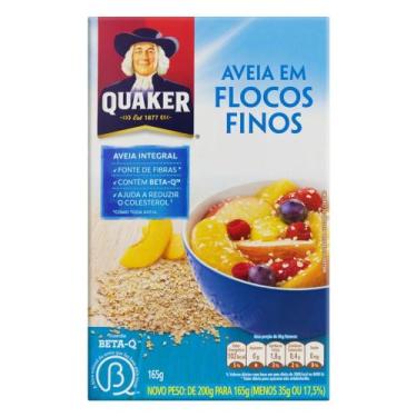 Imagem de Aveia Em Flocos Finos Quaker Caixa 165G