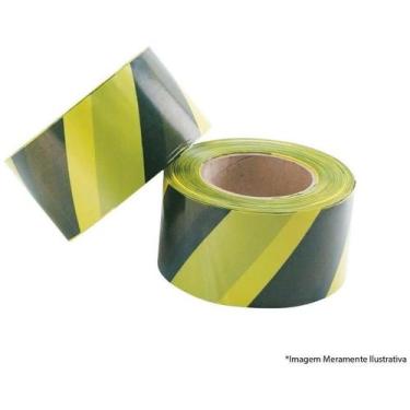 Imagem de Fita Zebrada 200m com 3 Peças - Plastcor
