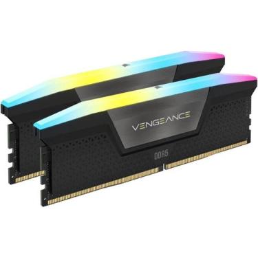 Imagem de Memória RAM Corsair Vengeance RGB 96GB (2x48GB) DDR5 6000MHz