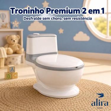 Imagem de Troninho Infantil Premium Privadinha Assento Almofadado Removivel Rese
