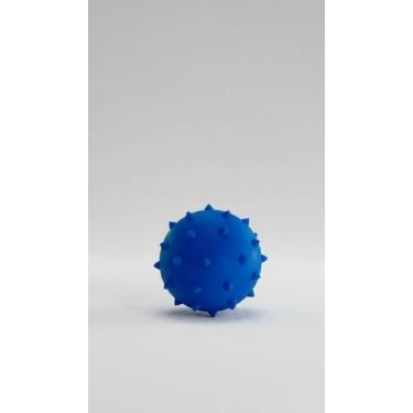 Imagem de Bola Pet Anti Stress Cravo 100mm Borracha Azul - Congratulations Store