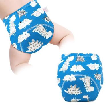 Imagem de Fralda Ecológica Reutilizável Infantil até 20 Kg Azul - LNS
