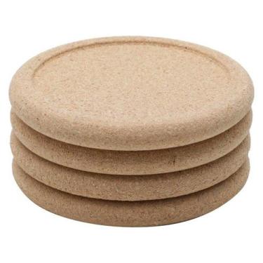 Imagem de Conjunto 4 Porta Copos Cortiça 10 cm Wolff