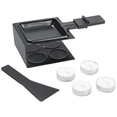 Imagem de 2 Conjuntos de Raclette 7pçs (cada)  Brinox Preto - wincy