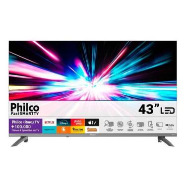 Imagem de Smart TV Philco 43" Full HD Philco P43CRA Roku TV HDR10 Dolby Audio Bi