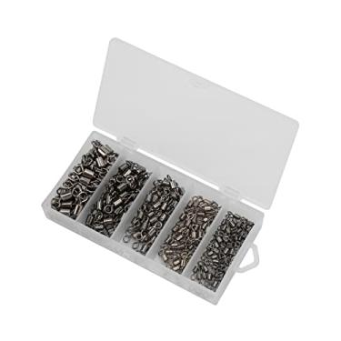 Imagem de Anéis Sólidos de Rolamento de 8 Formas, Aço Inoxidável Alta Resistência ao Desgaste Forte Força de Tração de Alta Velocidade 8 Formas Giratórias de Rolamento de Olhos para Exterior