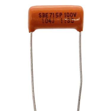 Imagem de Capacitor Tone Sprague Orange Drop 0.1uf Sbe715p Vintage