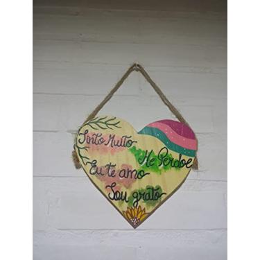 Imagem de Placa Artesanal Decorativa - Ho'ponopono