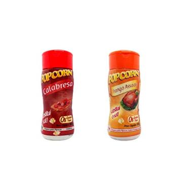 Imagem de Temperos P/ Pipoca Popcorn Cx 12 Frascos. 6 Calabresa - 6 Frango Assado