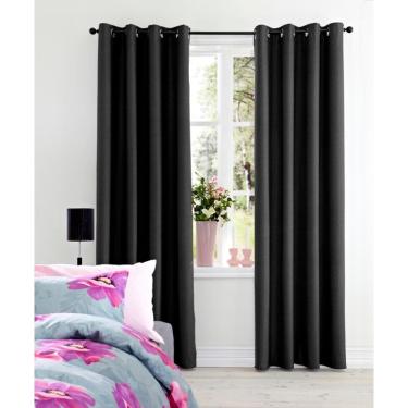 Imagem de Cortina Blackout Sala/Quarto Em Tecido 2,00 X 1,80 Preta | Admirare