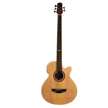 Imagem de Baixolão Strinberg Elétrico 5 Cordas SB250C NS Baixo Eletroacústico Natural Satin Fosco 5C