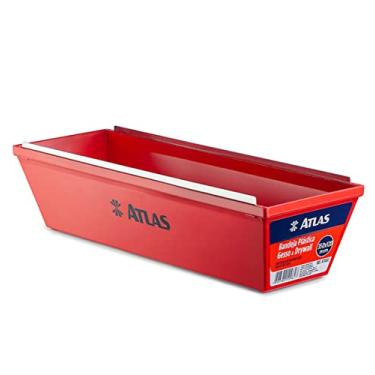 Imagem de Bandeja Plástica para Aplicação de Massas, Cor Vermelha, Atlas.