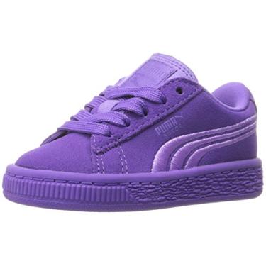 Imagem de PUMA Girls' Suede Classic Badge PS Sneaker Electric purple US 5c, Electric Purple, 5 M US Toddler