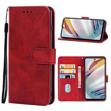 Imagem de YUNCHAO Caixa de telefone Para Motorola Moto G60 / G40 Fusion Leather Phone capa para celular