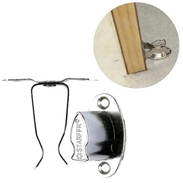 Imagem de Kit 10 Trava Porta Fixador Prendedor de Porta para Piso Chão - Starfer