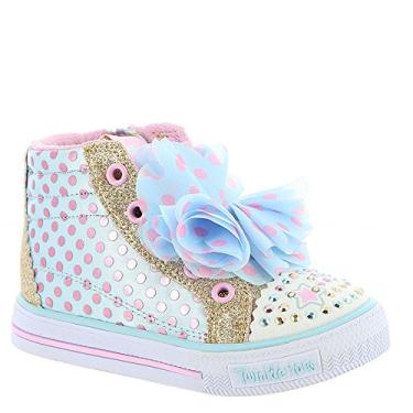 Imagem de Skechers Kids 10873N Shuffles-Flower Fun Boots, 12 M US