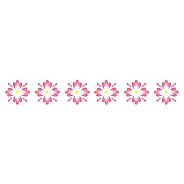 Imagem de Stencil de Plástico para Pintura OPA 04 x 30 cm - 454 Flores II