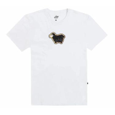 Imagem de Camiseta Lost Sheep Rainbow Masculina Branco